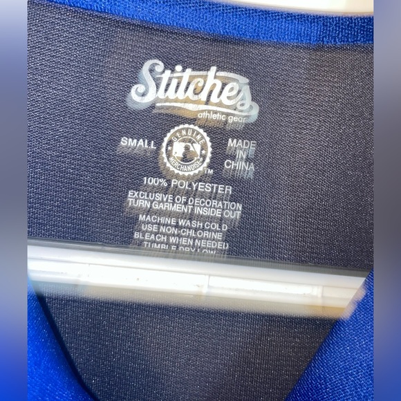 Stitches Chicago Cubs Men’s Jacket Size Small Grey/Blue - Picture 3 of 5